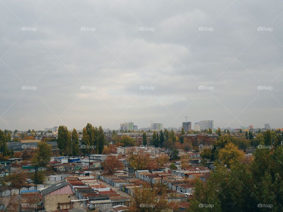 Kyiv city landscape