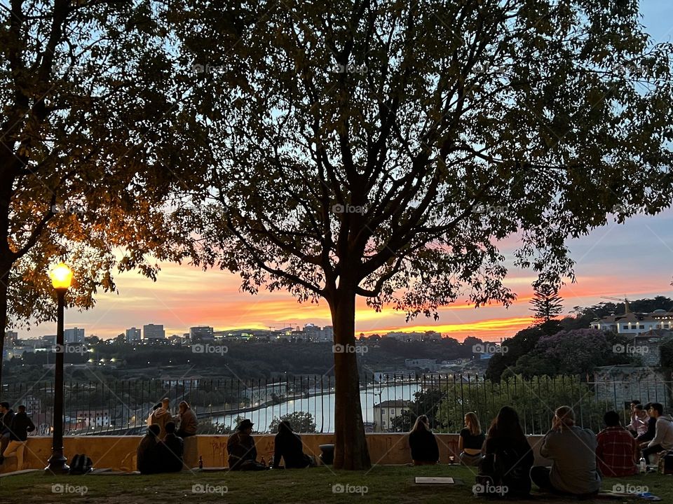 Portugal Porto sunset
