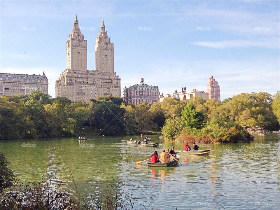 Relaxing in Central Park