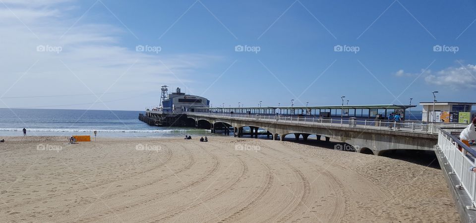 Bournemouth beach pier