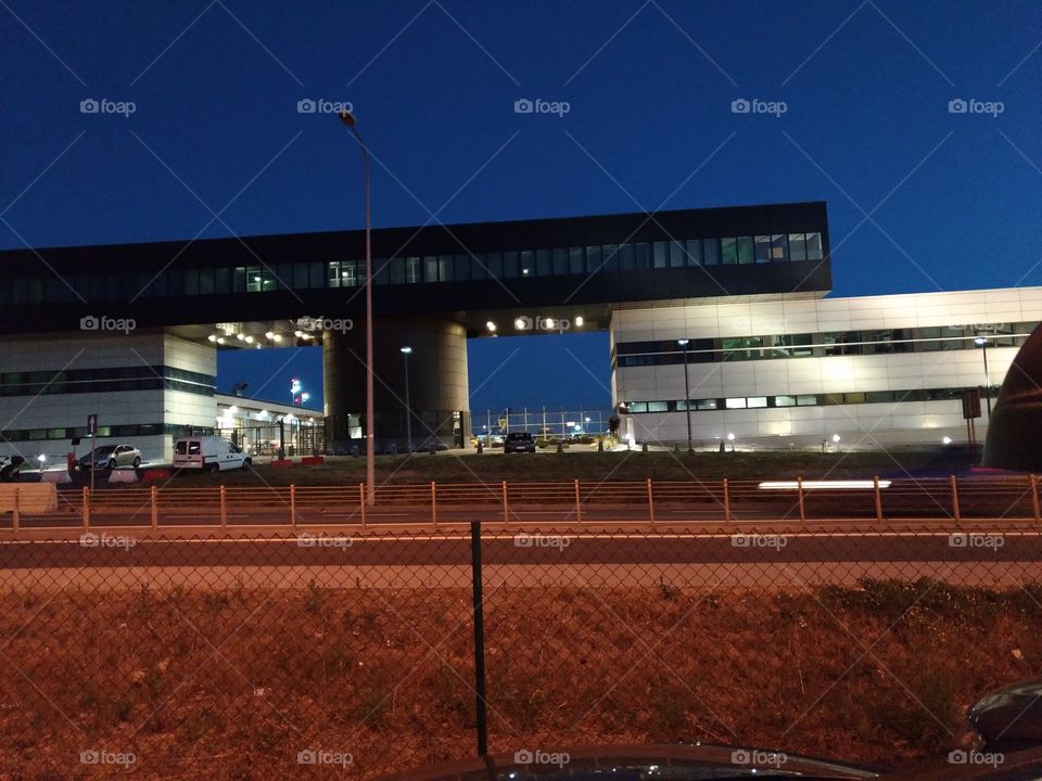 Cracow Balice airport at 3:30 am