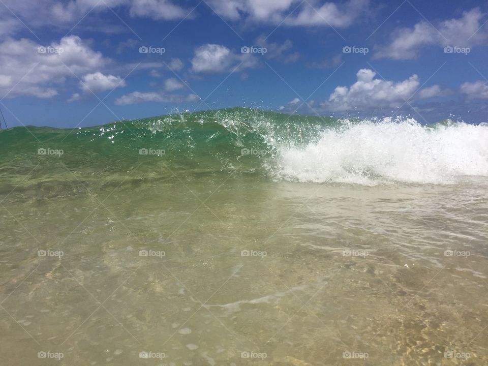 Wave at the beach