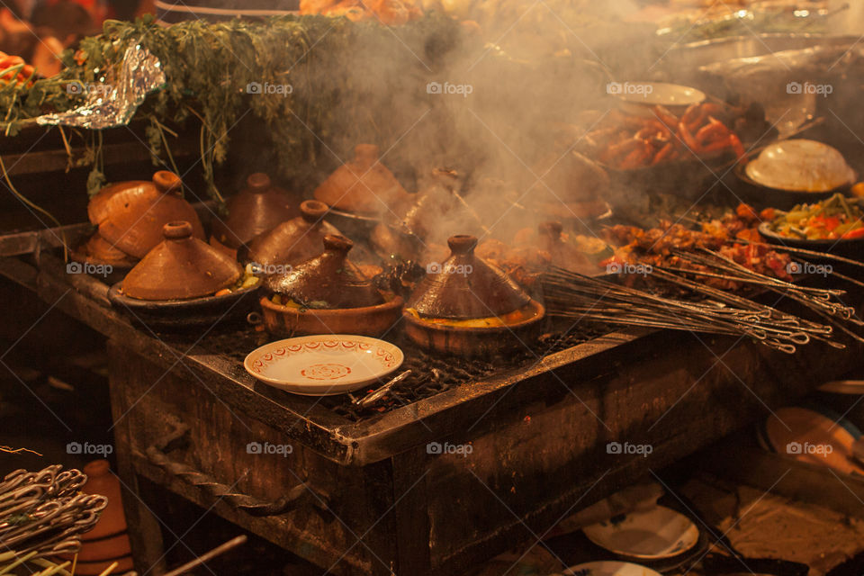 Morocco tajin and barbecue