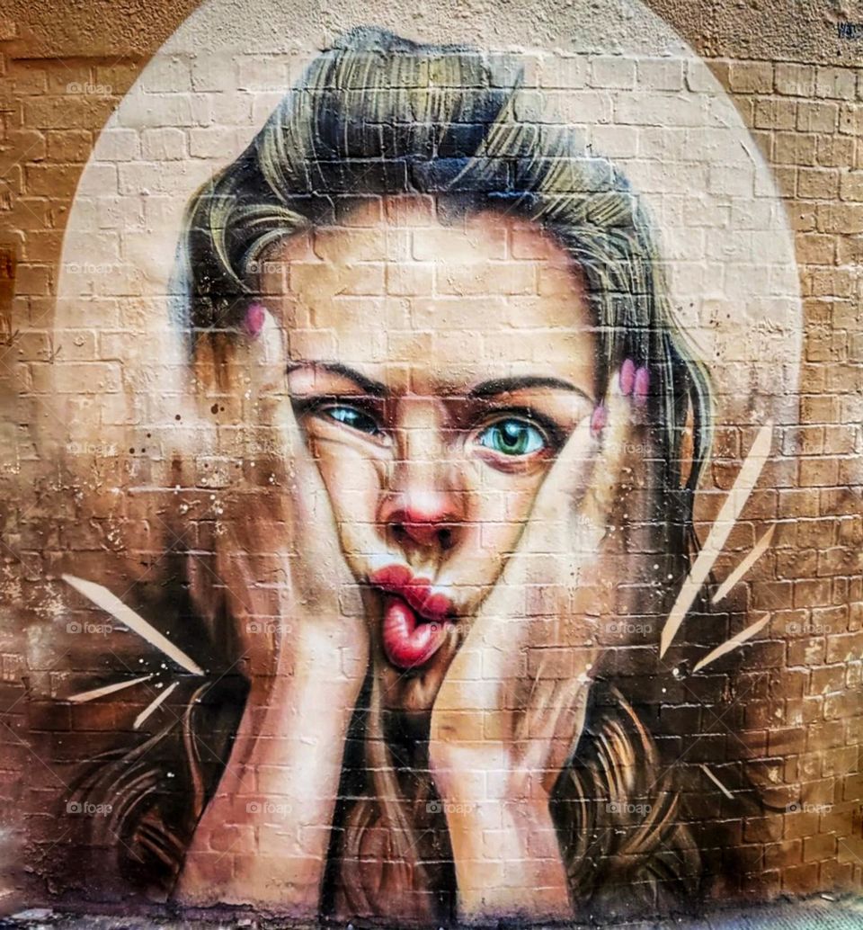 London colors street art graffitti painting