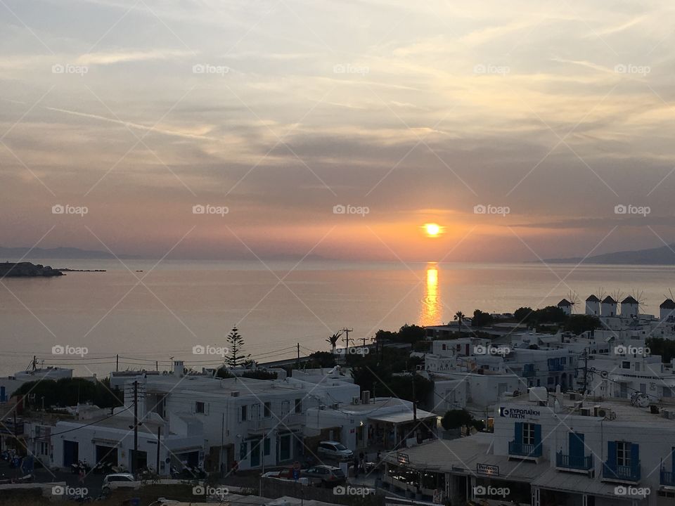 Sunset, Water, Sea, Dawn, Sun