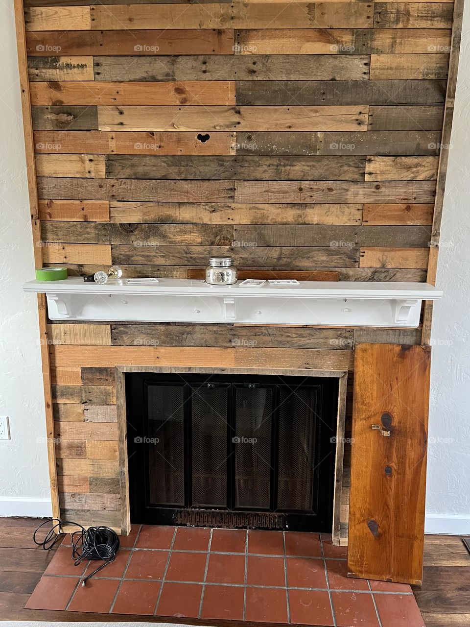 Pallet Fireplace 