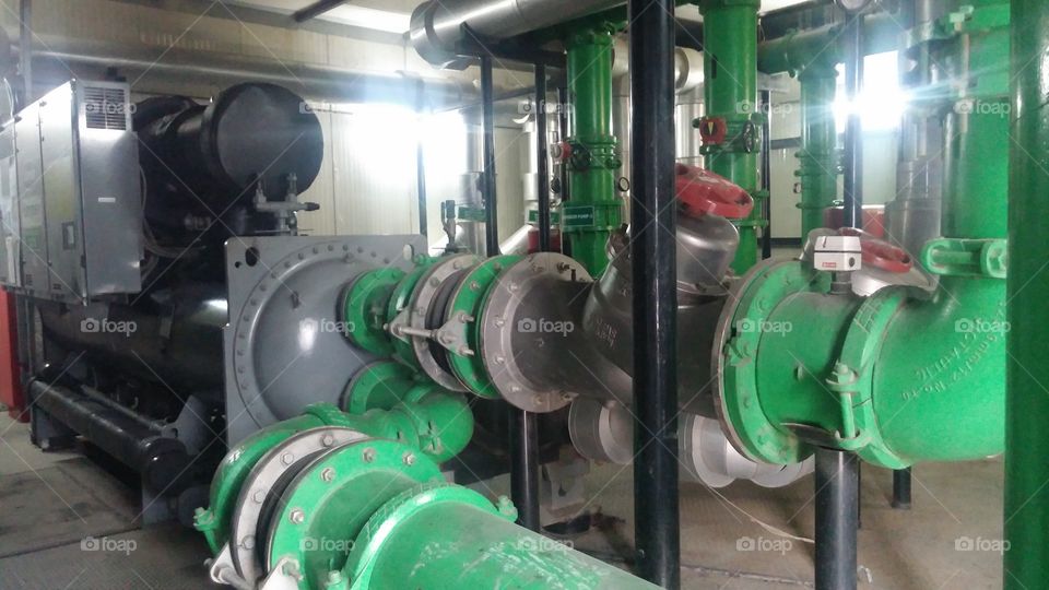 Industry, Grinder, Power, Steel, No Person