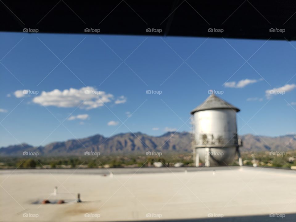 mountains in the distance