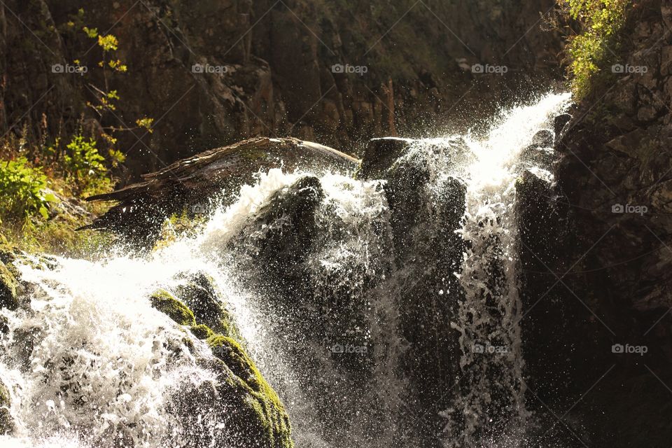 Mountain's waterfall