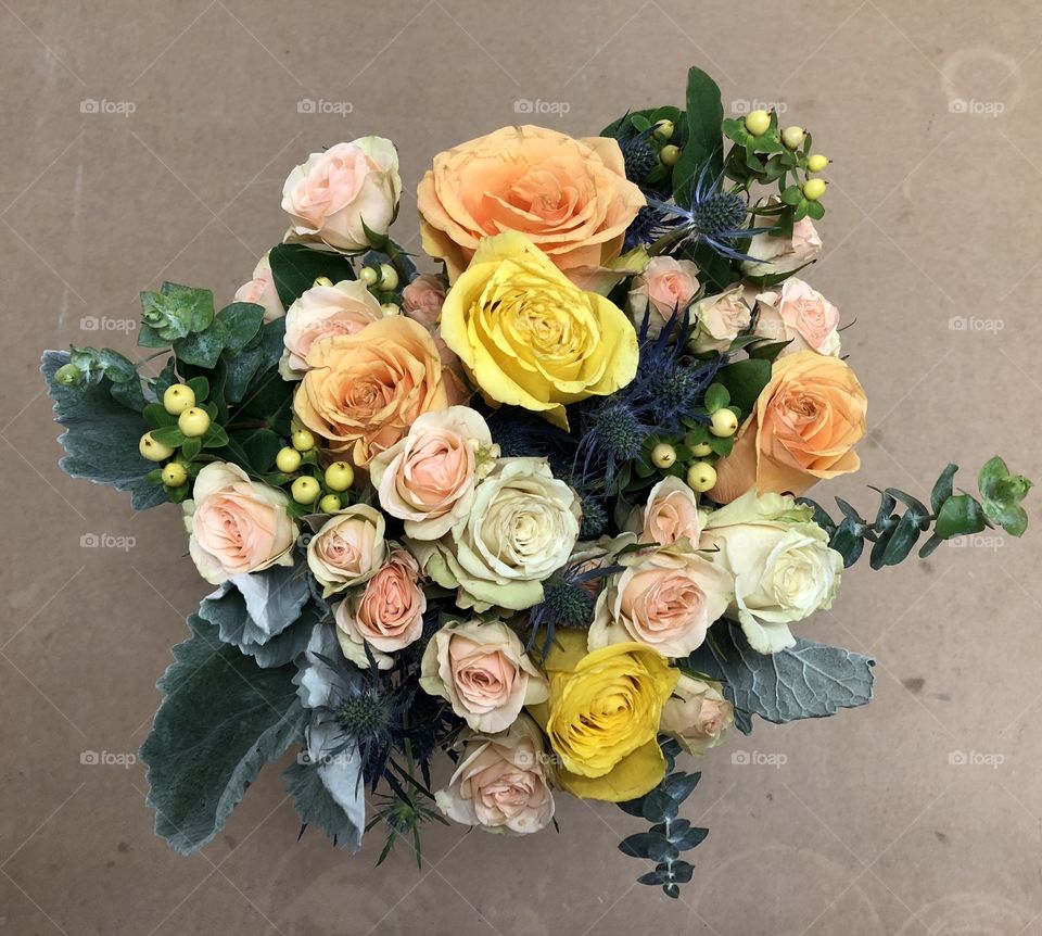 Pastel rose bouquet 