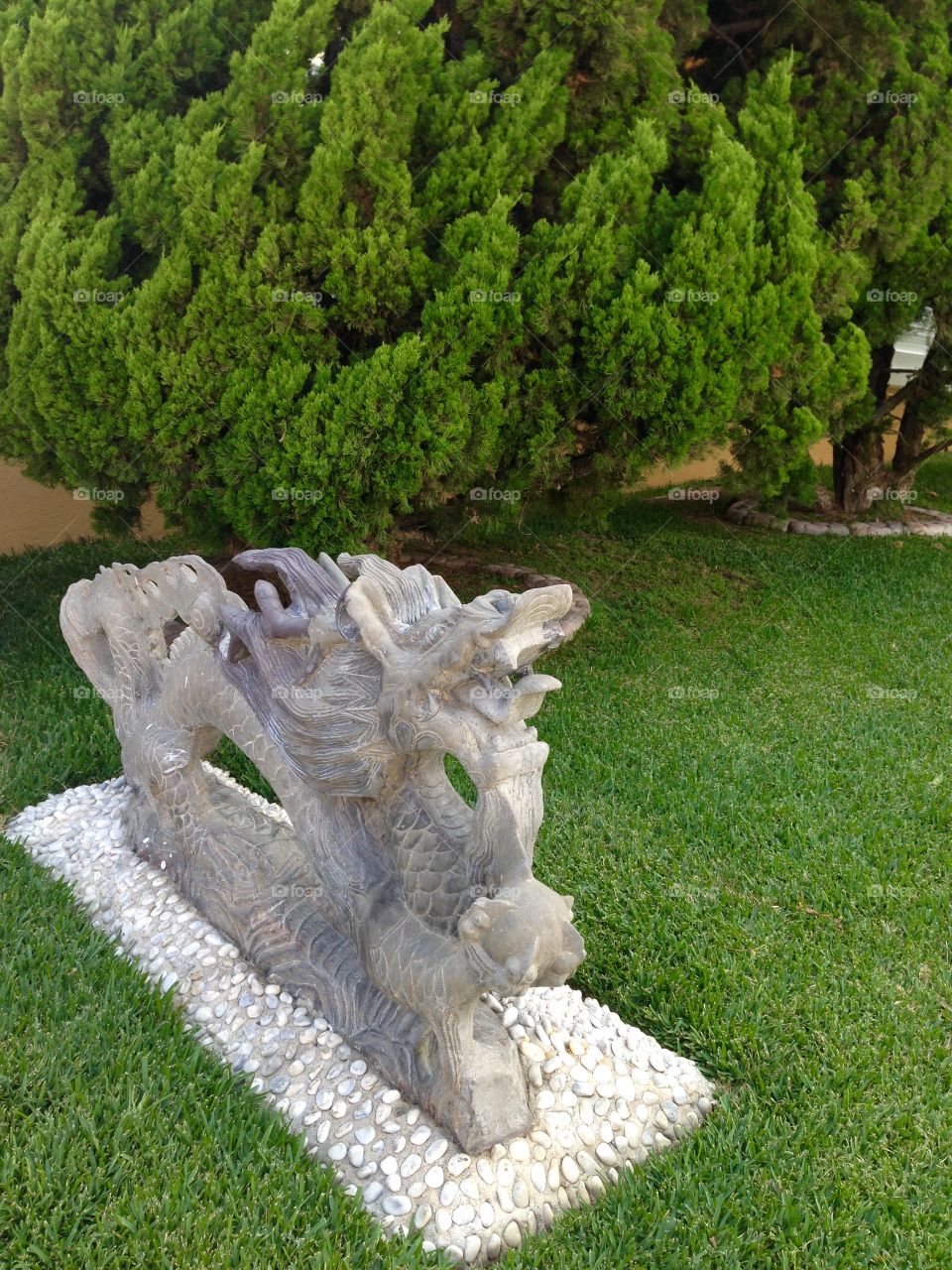 Dragon statues