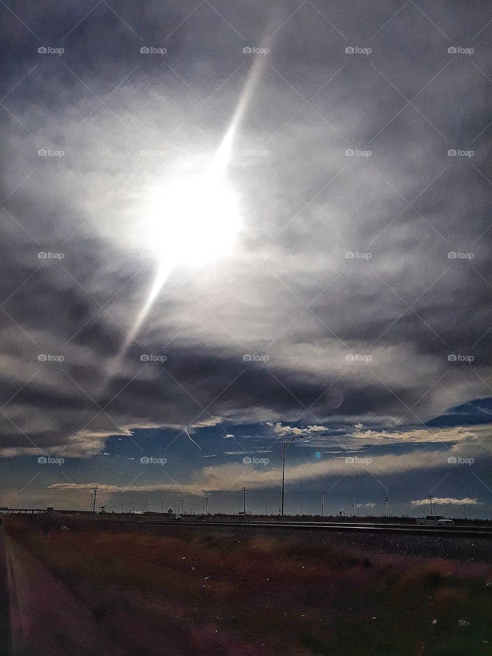 West Texas country road