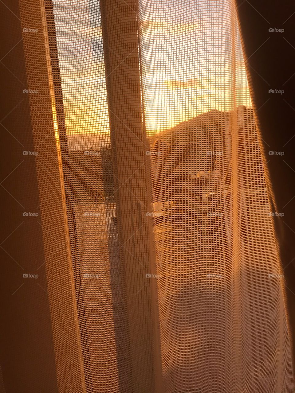 Window sunset