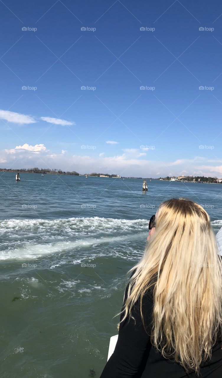 Venice on a boat