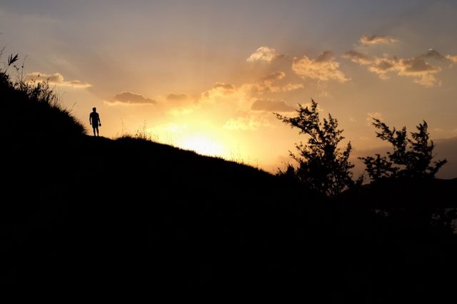 Man at the top
