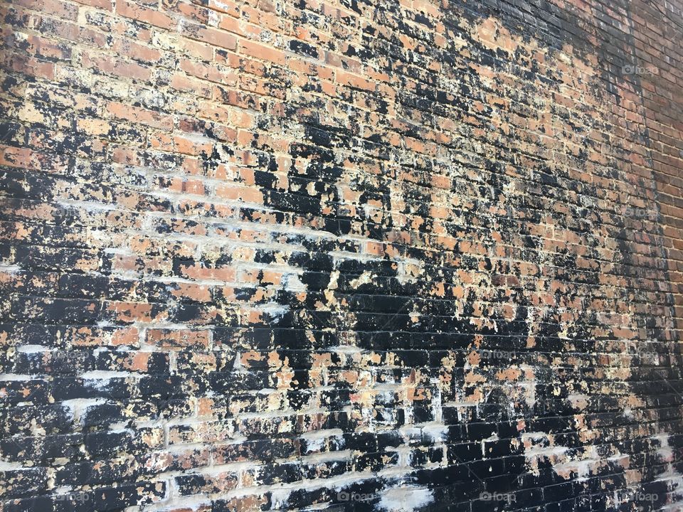Brick wall in Wilmington, NC
