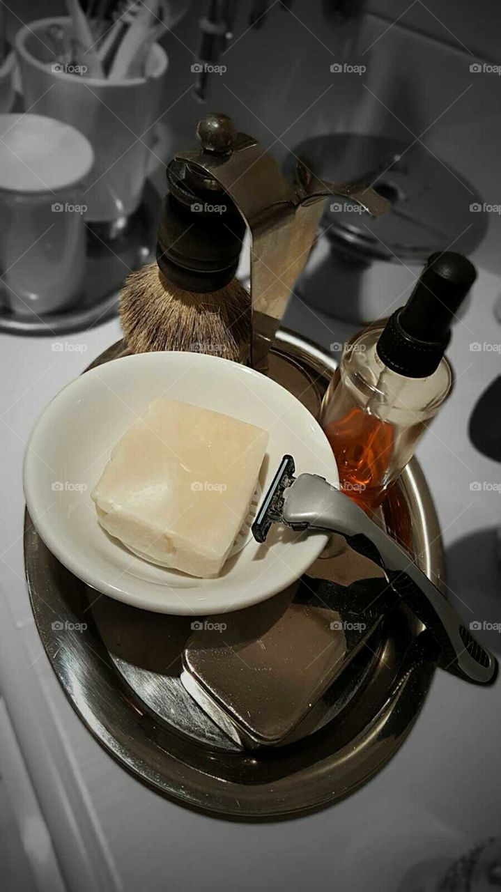 shaving hand made soap