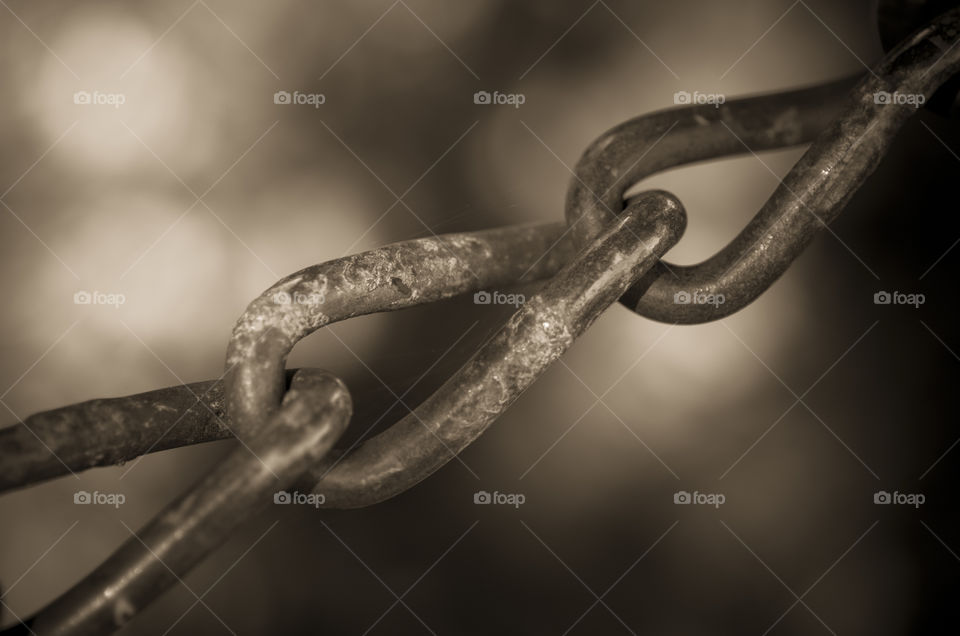 Beautiful photo of chain links.  Abstract background.