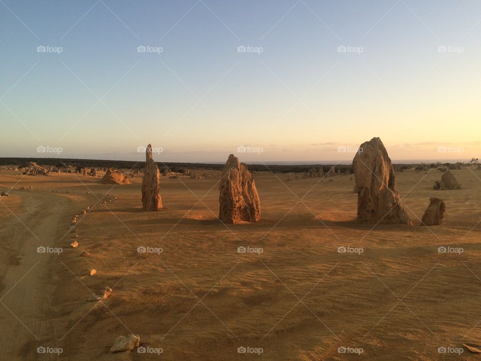 Pinnacles desert in western australia