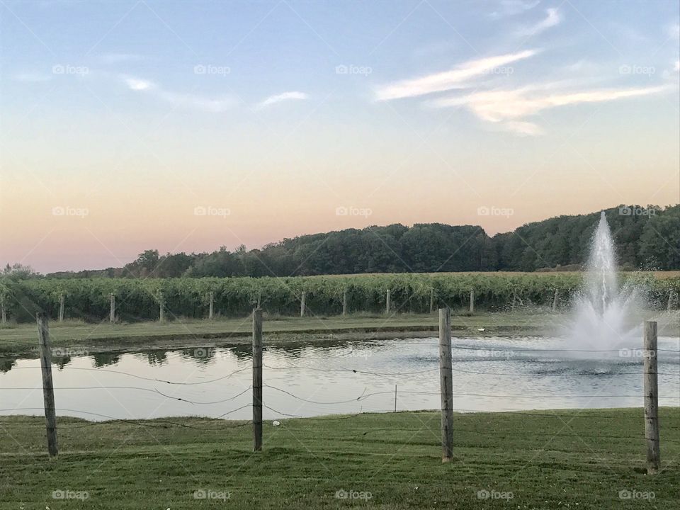 Evening Fountain 2