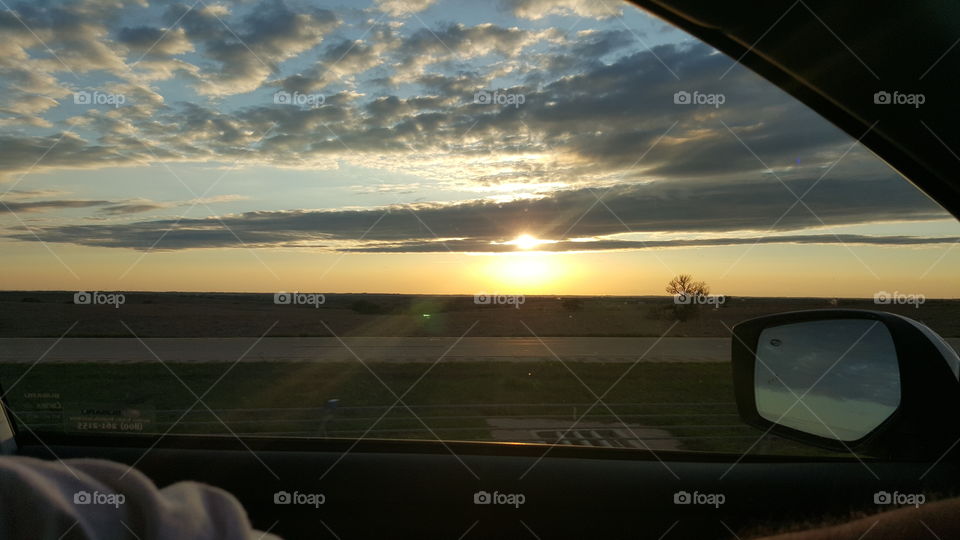 Sunset Clouds. Cloudy sunset