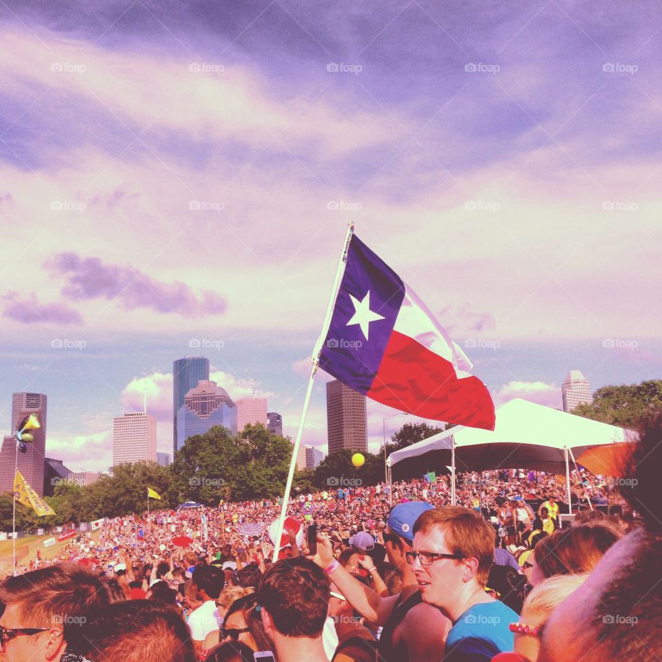 Texas Flag Festival Pride. Free Press Summer Fest in Houston, TX