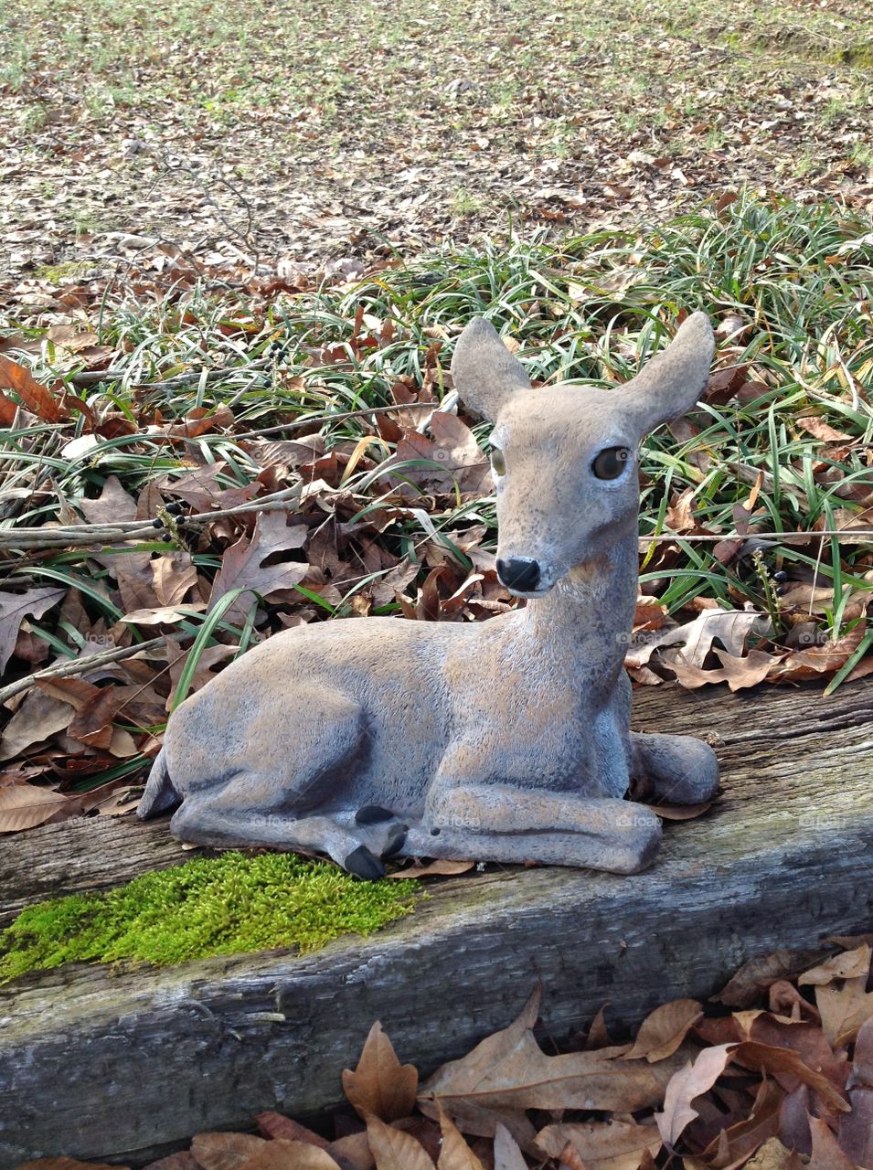 Little Deer Statue for Fall Outdoor Decor