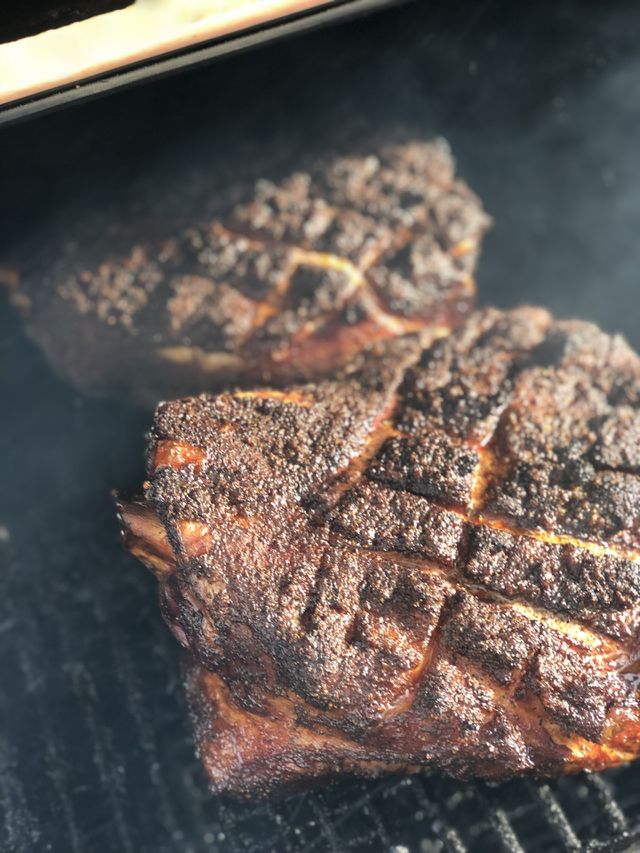 Smoke pork. 