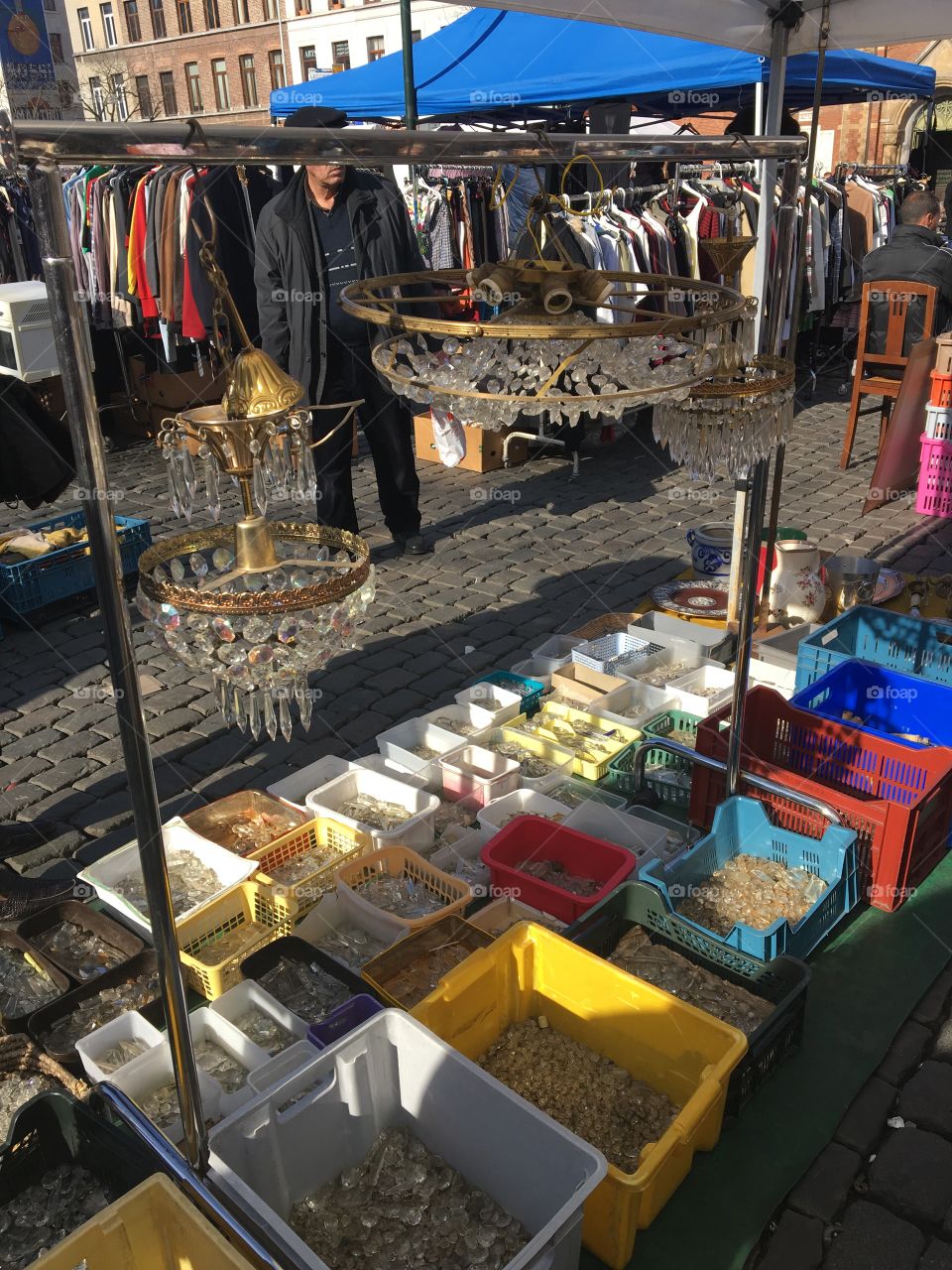 Sunday market in Brussels