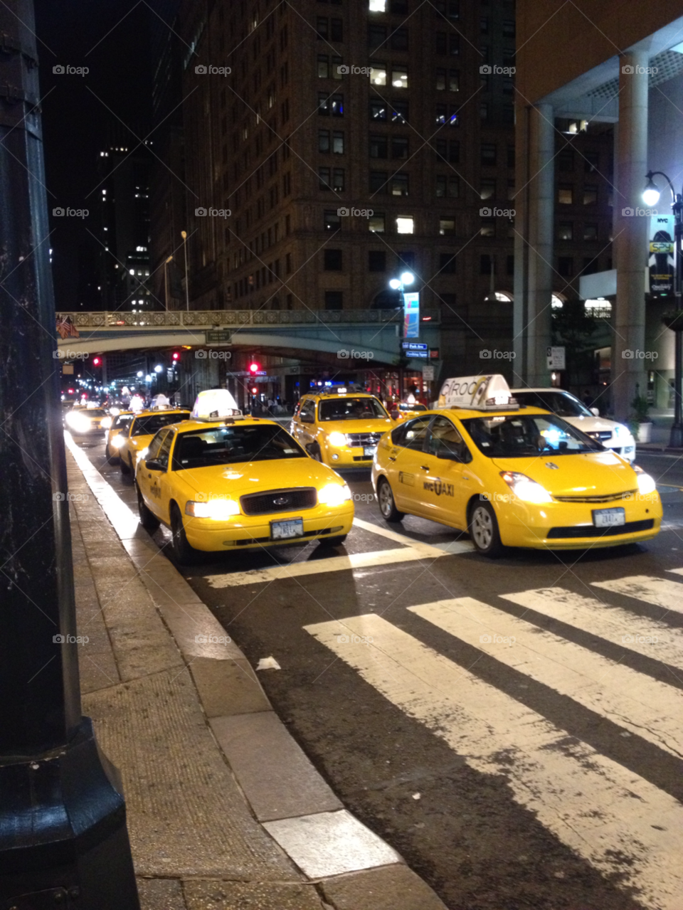 new york nyc yellow cab by akofthebige