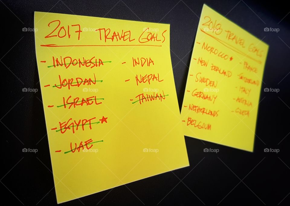 Travel Goals