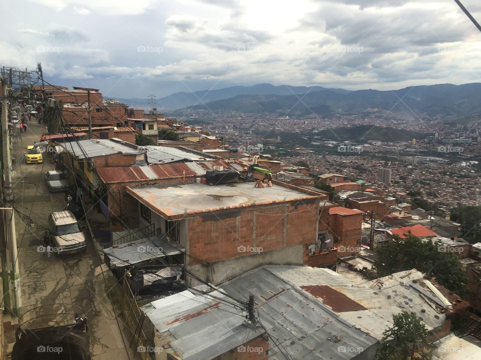 Fabella's roof tops, Medellín, Colombia