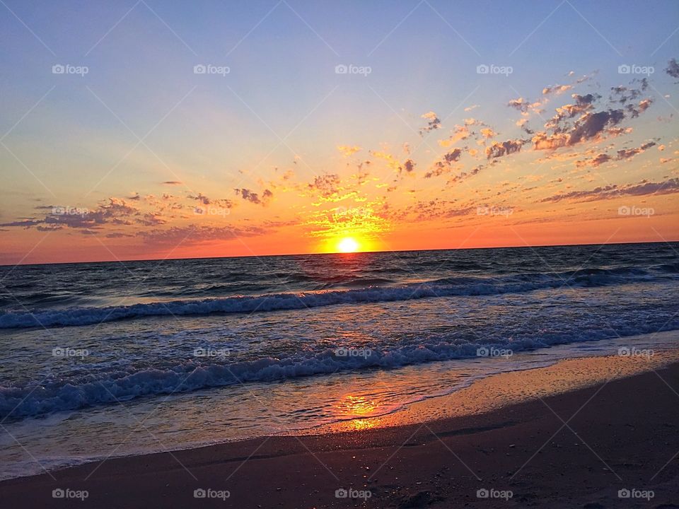 Ft Myers beach sunset