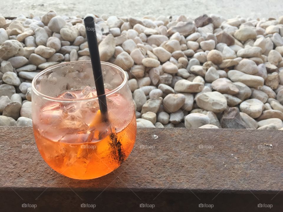 Happy Hour on the beach, relaxing time