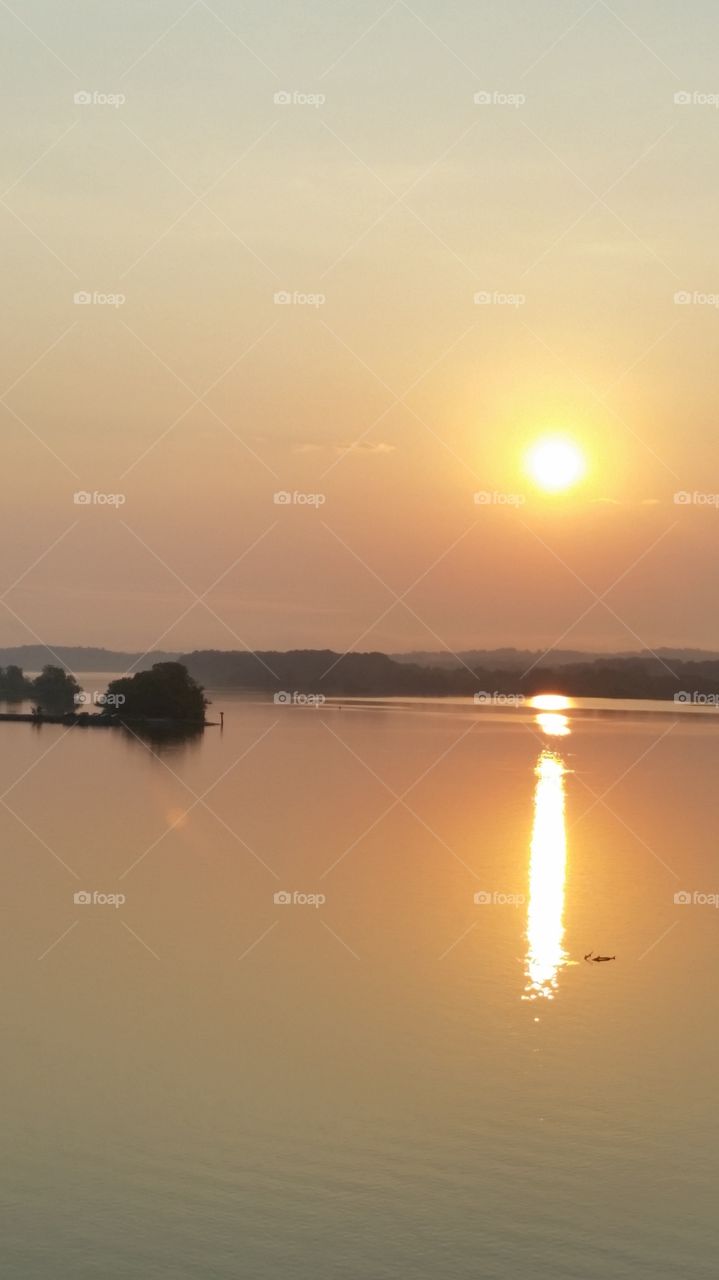 Sunrise On Tennessee River