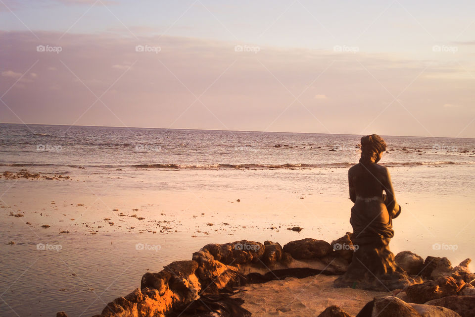 alone on the Beach