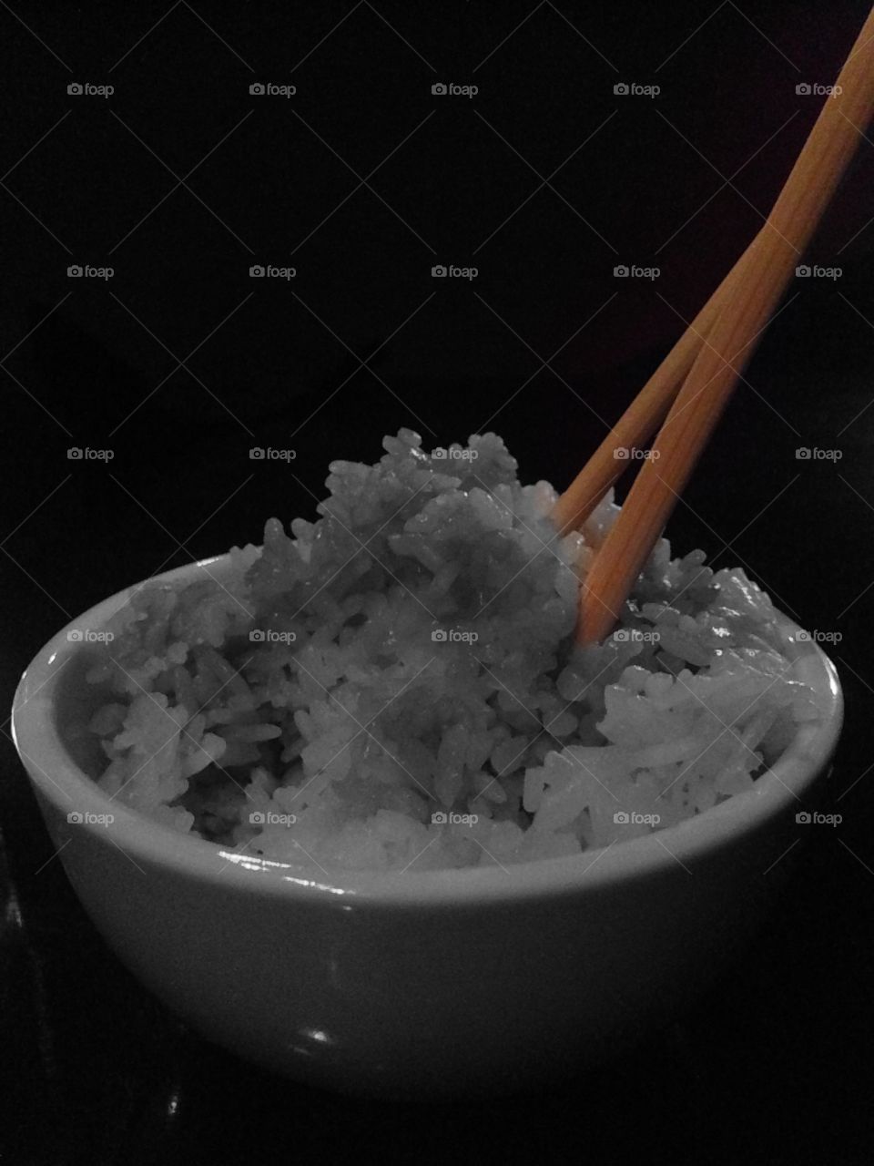 Chopsticks..oh, and rice. 