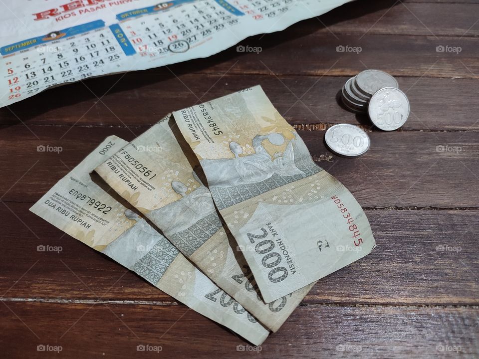 remaining money at the end of the month