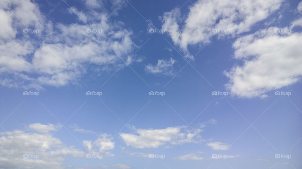 Blue sky panorama. sky in summer day