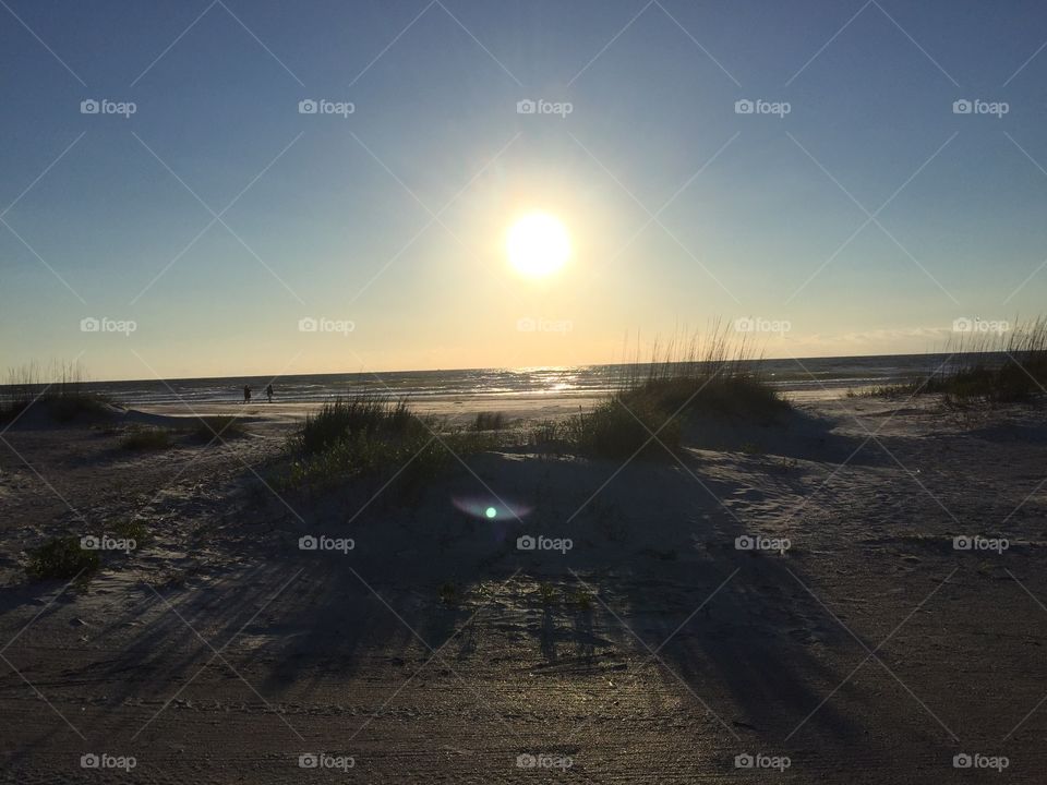 St Augustine sunrise. I love walking on the beach before anyone else gets there.  St Augustine is the best on the east coast.  