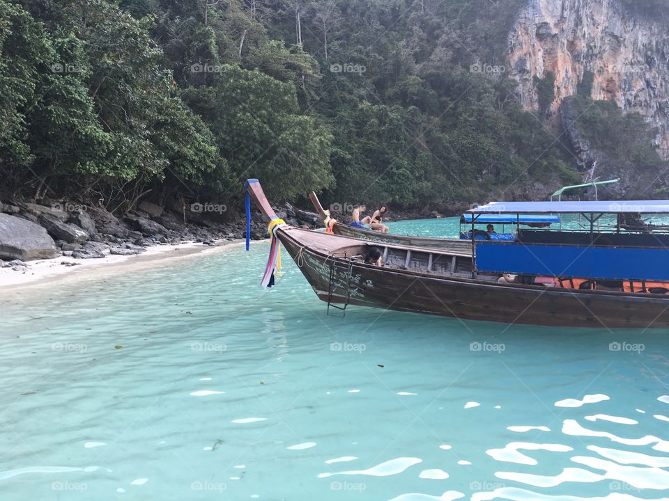 Typical boat in thailand