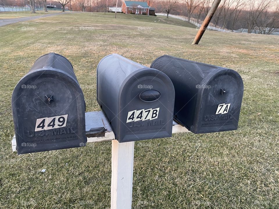 Mail boxes 