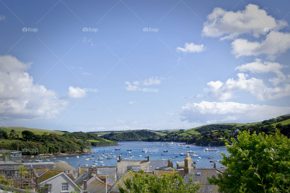 harbour salcombe fishing town by tomfish