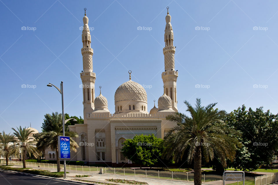 Mosque in Dubai. 