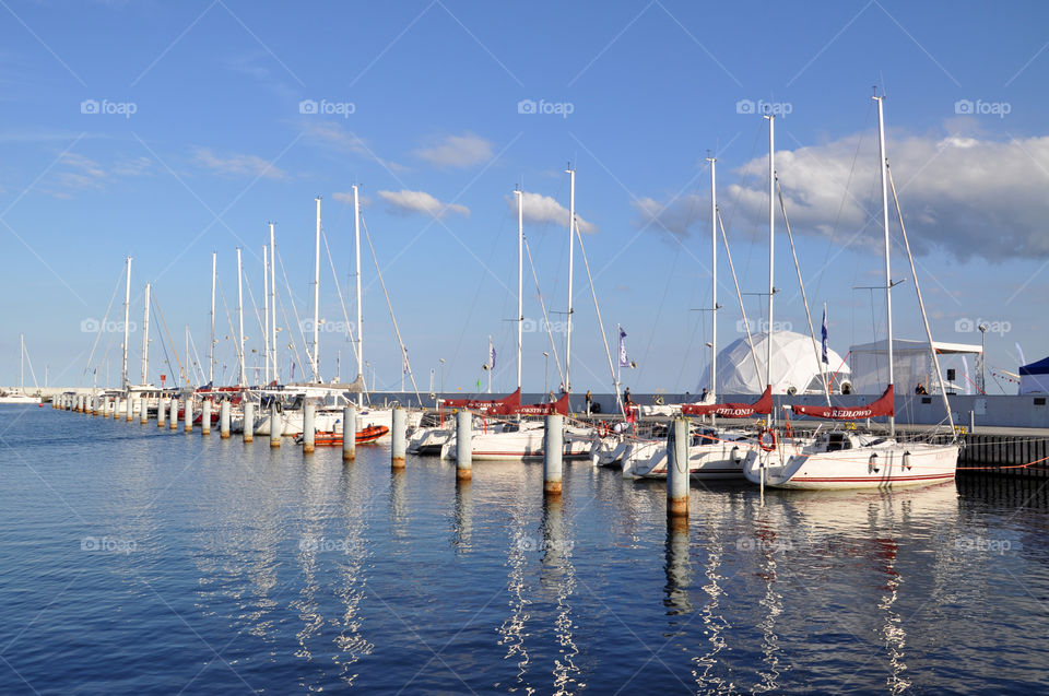 Sea, Harbor, Marina, Yacht, Sailboat