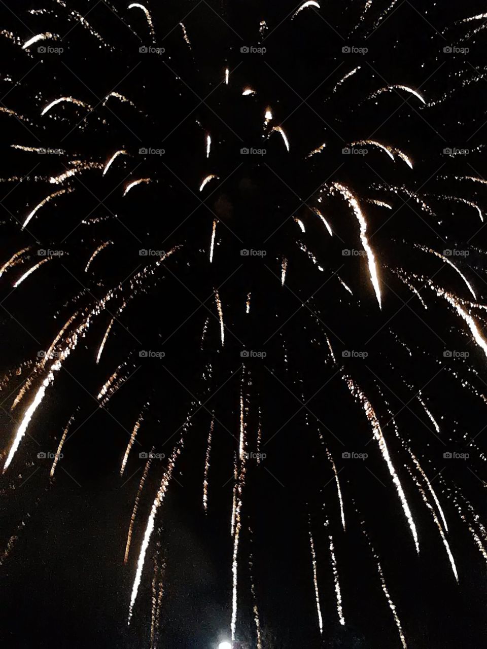 Explosion of firework