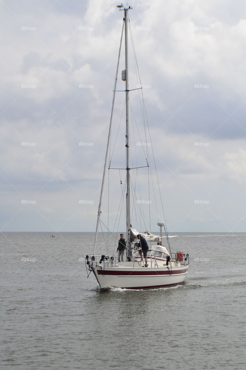 Sailing back to harbour.. My wish to have some day.