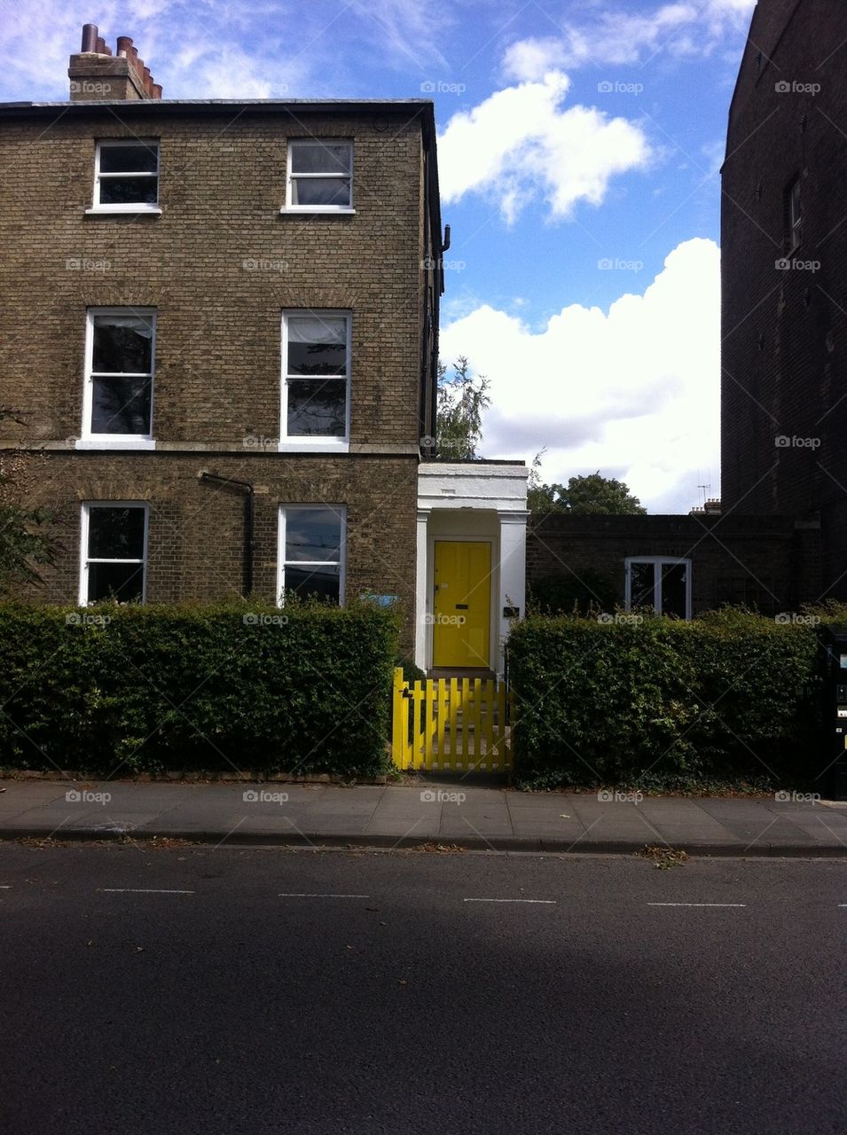 The yellow doors