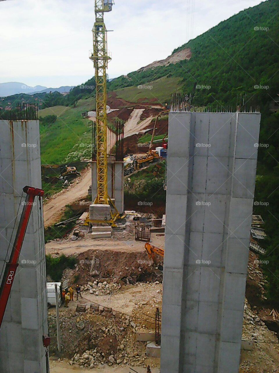 view from a bridge that need to be built