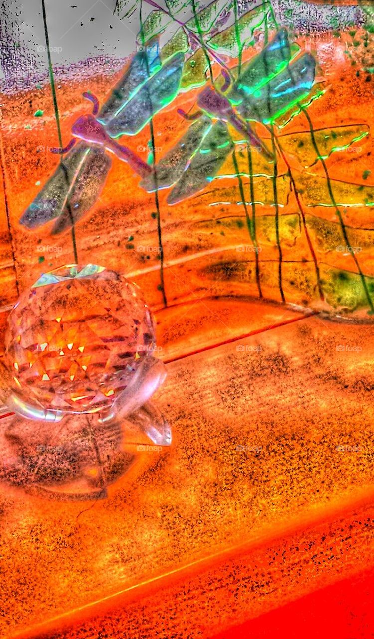 Crystal & Dragonflies